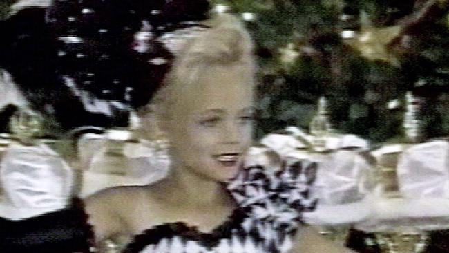 Six-year-old JonBenet was found dead in the basement of her parents’ home on December 26, 1996. Picture: Ramsey family video/AP Photo.