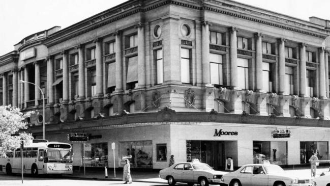 The Moores store in Victoria Square in December 1979. Picture: Barry O'Brien