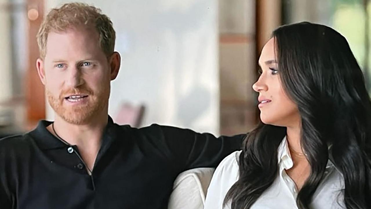 Harry said he wanted the royals to apologise to his wife. Picture: Netflix