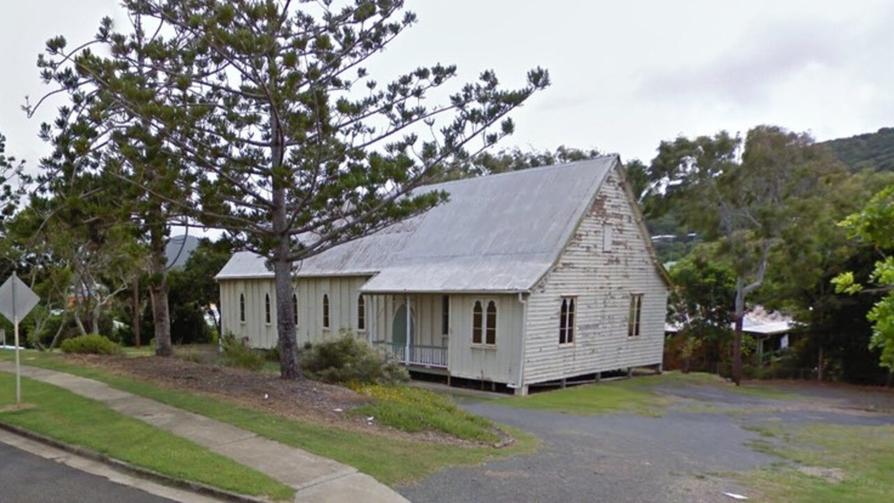 The former St James the Fisherman Anglican Church, corner of Queen and Mary Streets.