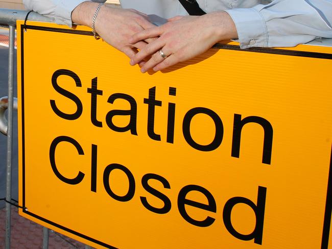 Belair Rail Line Closure. Commuters View Story. Stephen Mitchell 44 of Eden Hills at Blackwood Railway Station.