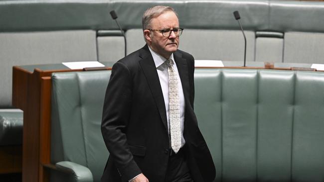 Prime Minister Anthony Albanese announced the Covid-19 inquiry on Thursday. Picture: NCA NewsWire / Martin Ollman