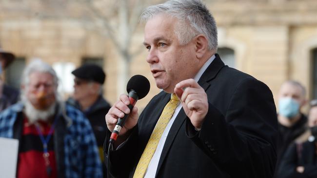 Former senator Rex Patrick lost the Adelaide lord mayoralty to former Labor cabinet minister and lord mayor Jane Lomax-Smith by 52 votes. Picture: Brenton Edwards