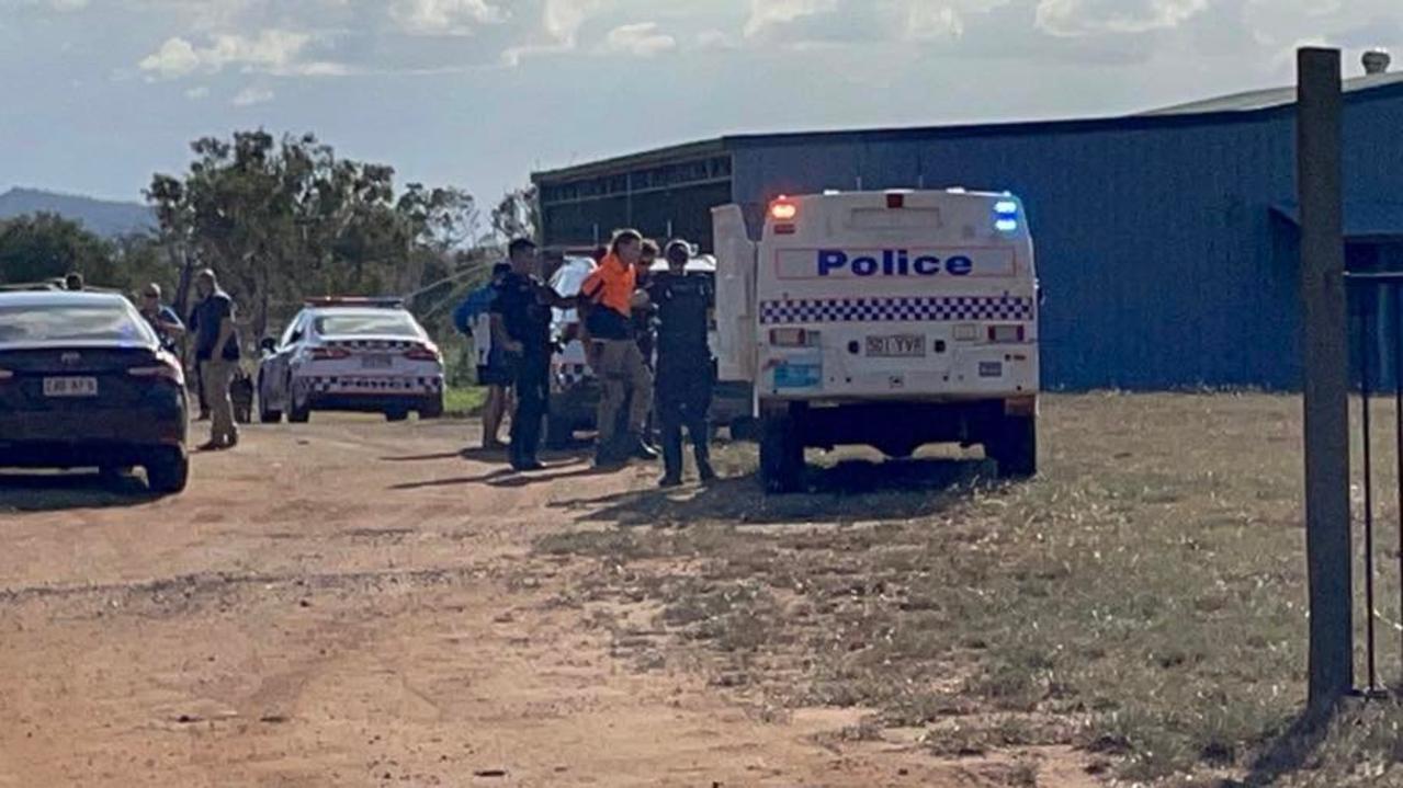 A man has been arrested in Gracemere after a major police search involving the dog squad. He was bitten by a police dog.