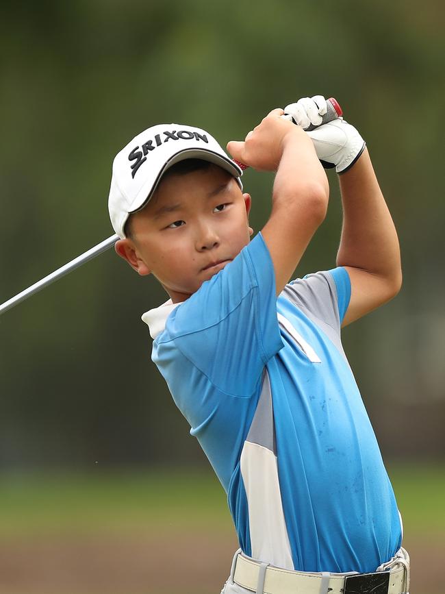 Jonathan Hong, a member of Barnwell Park Golf Club, now plays off scratch. Picture: Brett Costello