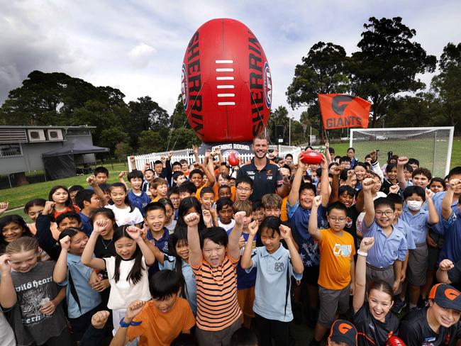 Western Sydney continues to be an “emphasis” for the AFL in their plan to reach a million participants by 2033. Picture: Phil Hillyard