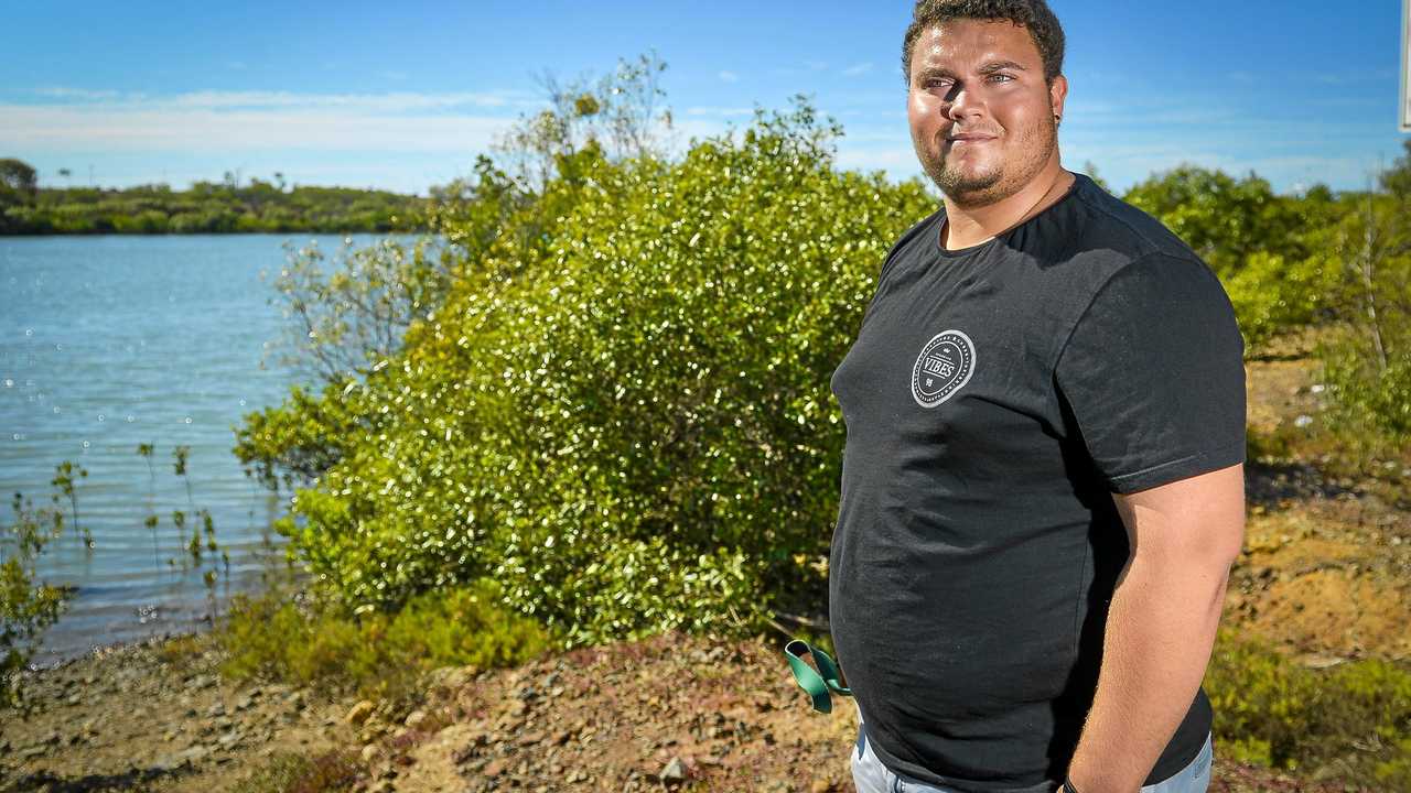 TRADITIONAL OWNER: Tobias Asse-Flinn is an indigenous ranger, patrolling the Great Barrier Reef Marine Park. Picture: Matt Taylor GLA200518RANG