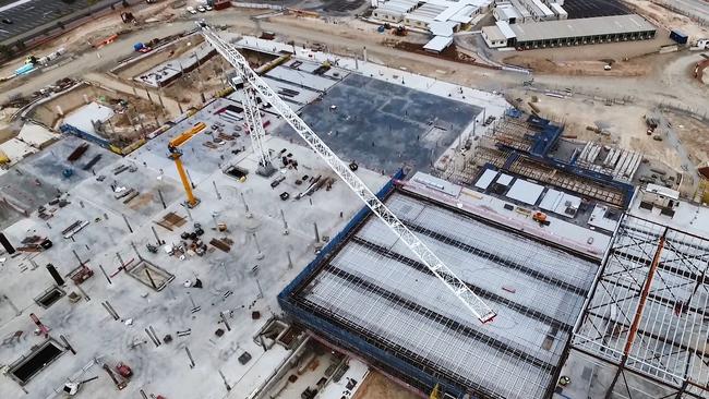 The Coomera Town Centre under construction. Pictures: Westfield.