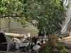 Gate crasher: Rude awakening for sleeping residents