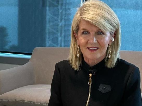 Former foreign affairs minister Julie Bishop. Picture: Instagram