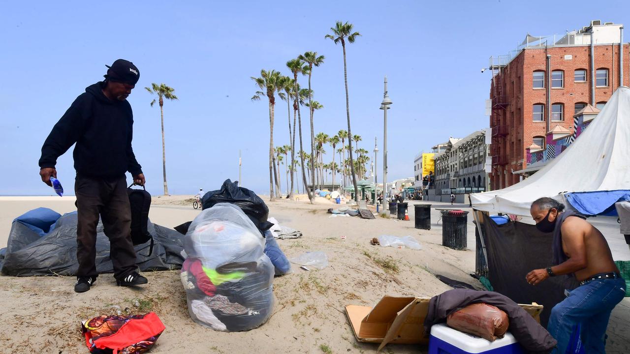 LA’s Venice Beach Boardwalk next Skid Row The Courier Mail