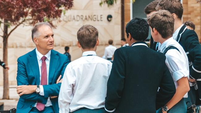 Newington College headmaster Michael Parker has defended his school’s academic performance. Source: newington.nsw.edu.au