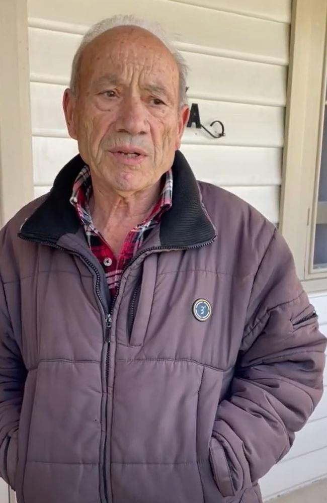 Spiros Zois, 82, and his 74-year-old wife, Angela, were sitting at their Oakleigh home listening to the radio teenages broke into their home. Picture: Supplied