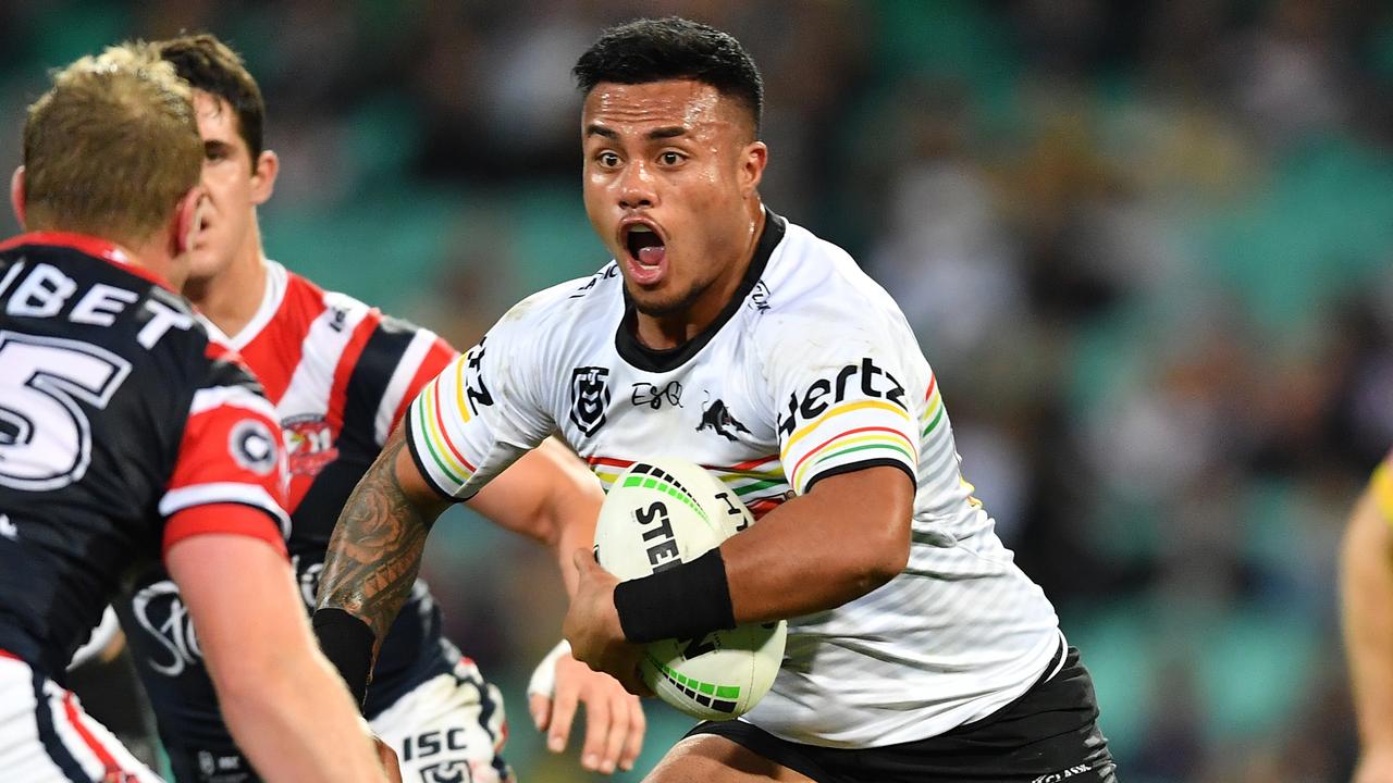 Panthers prop Spencer Leniu is on the Bulldogs’ radar. Picture: Robb Cox/NRL Photos