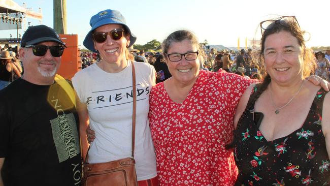 Kirsti and Kim Gidall, Tarin Dobbie and Darren Soppa enjoyed the Lighthouse Rock 2023 festival on Saturday, October 14.