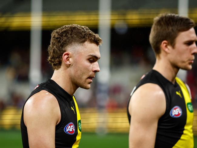 The Tigers are in a tough spot after losing to Melbourne. Picture: Dylan Burns/AFL Photos