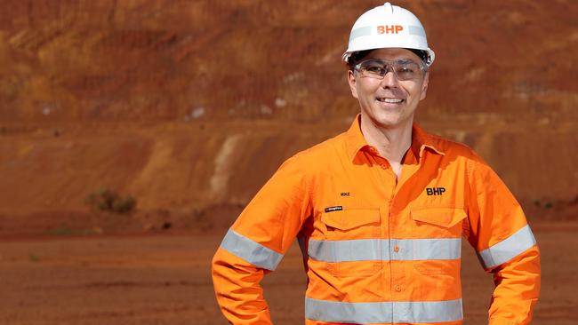 BHP CEO Mike Henry. Picture: Colin Murty/The Australian