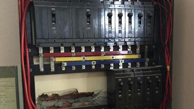 An example of an outdated switchboard at a NSW public school.