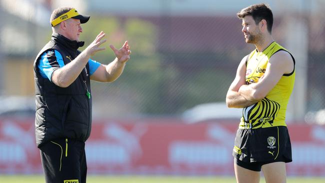 The Richmond skipper was lost in 2017 before he embraced his imperfections. Picture Michael Klein.