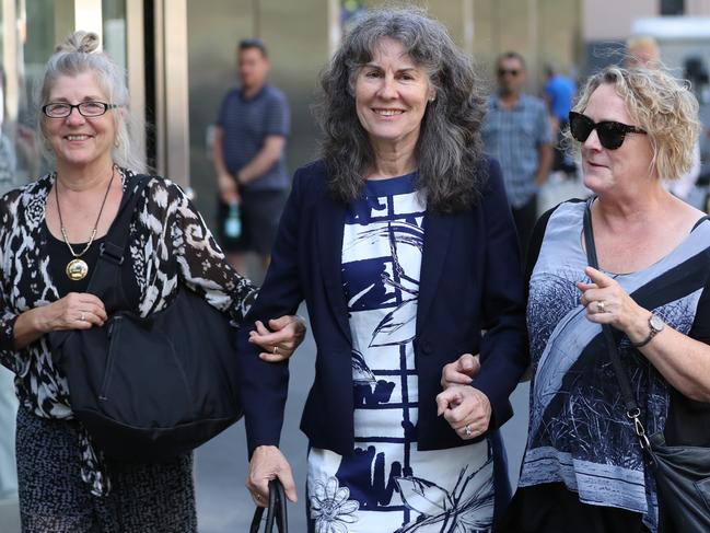 Chrissie Foster outside the County Court in Melbourne. Picture: Alex Coppel 