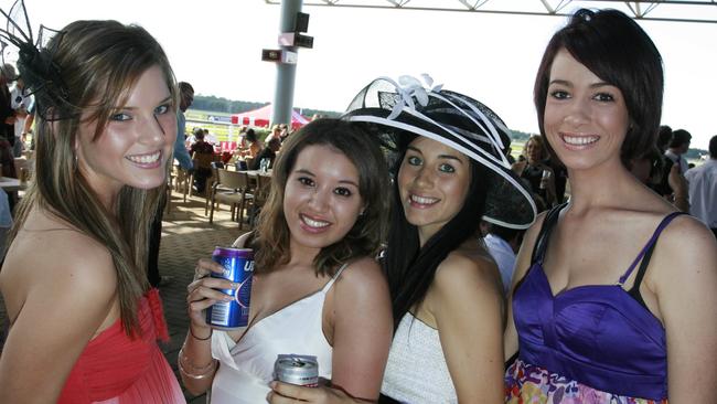 Kelly Mitchell, Yolanda, Stacey Cooke and Kirsten Dear in 2009. Picture: Barry Leddicoat