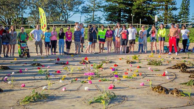 Fluro Friday tribute to local victims of suicide. Picture: Rachel Vercoe