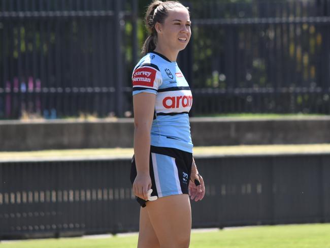 Cronulla’s Stephanie Faulkner. Picture: Sean Teuma