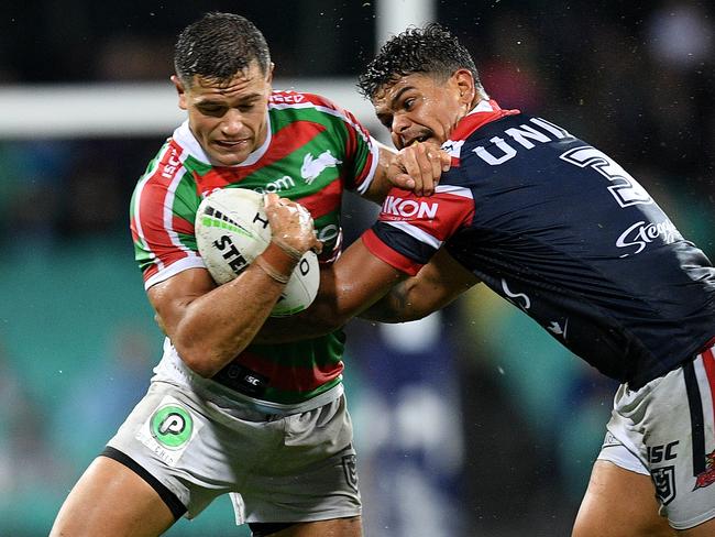 Was Braidon Burns’ (L) performance against the Roosters a sign of things to come? Picture: AAP Image/Dan Himbrechts