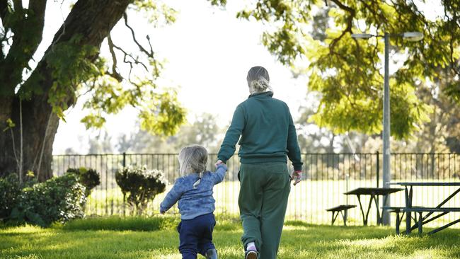 Axed... Females in custody in the "Mothers and Childrens Program" at Jacaranda Cottages in the Emu Plains Correctional Centre. Picture: Sam Ruttyn