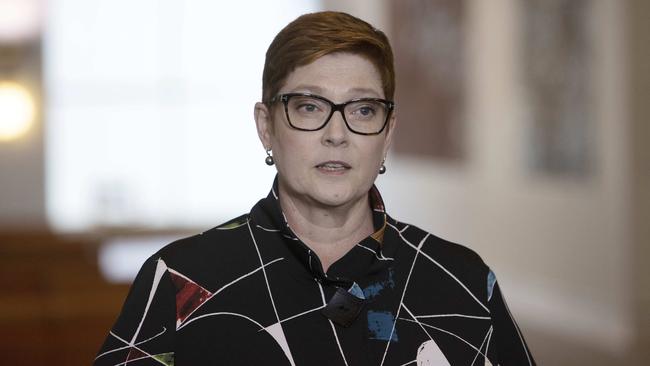 Women’s Minister Marise Payne says the historic rape allegations rocking Parliament House have not been ignored. Picture: NCA NewsWire / Gary Ramage