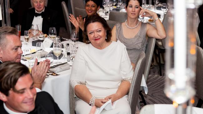 Gina Rinehart at the Soldier On Gala last month. Picture: Kai Godeck