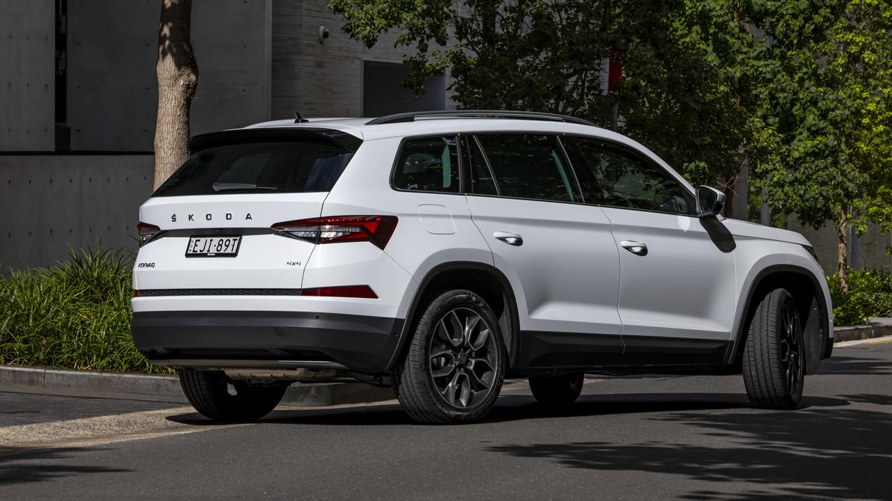 The Skoda is powered by a strong 2.0-litre turbocharged petrol engine.