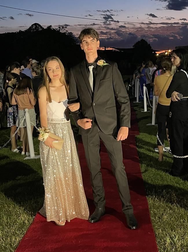 Aldridge State High School students at their formal.