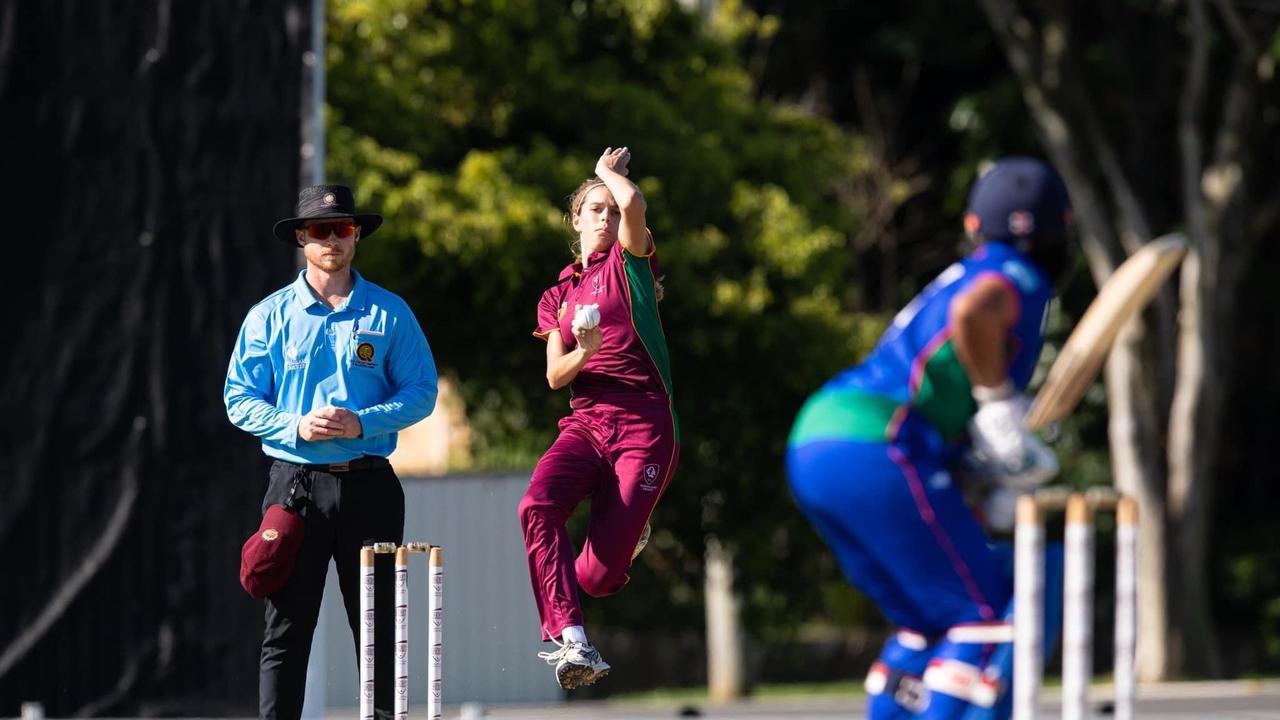 Lily Bassingthwaighte in full stride.