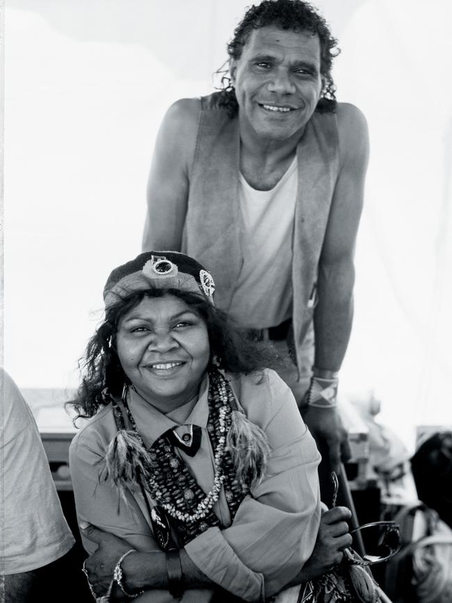Hunter and Roach in Brewarrina in 1995. Picture: Gerald Jenkins