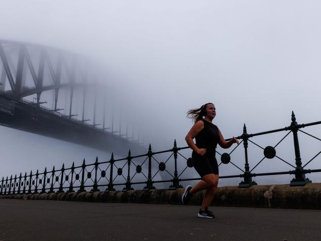 SYDNEY, AUSTRALIA - NewsWire Photos JUNE, 3 2023: A thick Sydney fog has stopped the ferries on the harbour. Picture: NCA NewsWire / David Swift