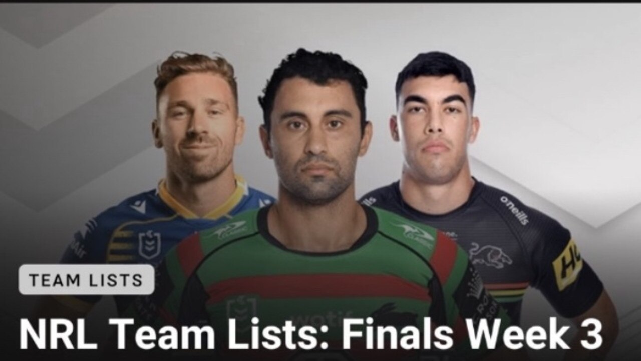 The Cowboys were missing from the grand final qualifier team list promo on NRL.com.