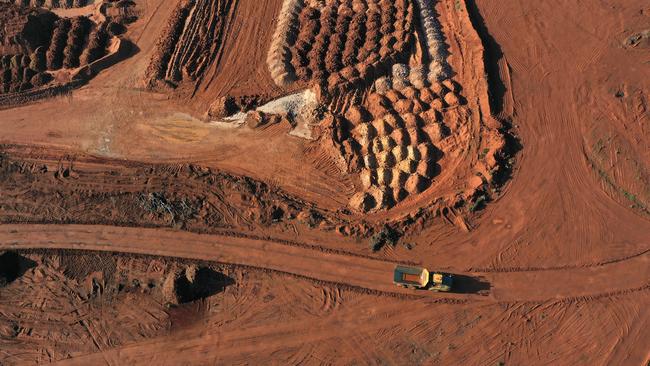 The Lynas Rare Earths processing plant in Kalgoorlie, Western Australia. Picture: Bloomberg
