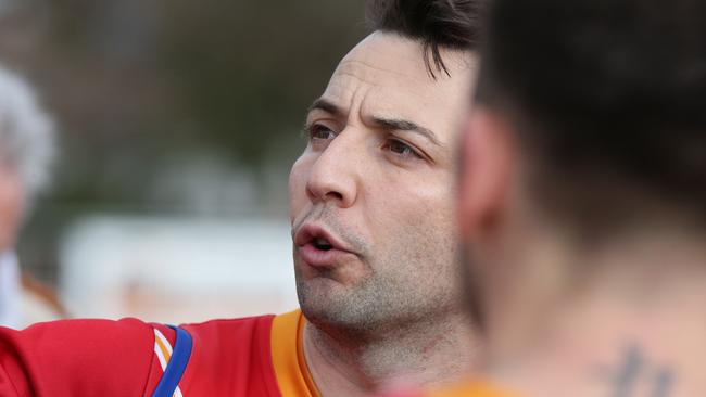 Maribyrnong Park Coach Robbie Castello. Picture: Andrew Tauber