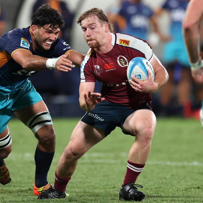 Harry McLaughlin-Phillips of the Queensland Reds. Photo by Fiona Goodall/Getty Images