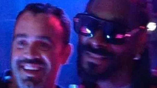 Snoop Dogg and East Broadbeach owner James Tweddell after the Big Day Out in 2014. Snoop Dogg performed at East after his festival gig. Pic: James Tweddell Instagram