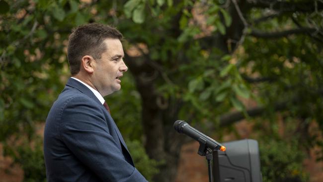 Tasmanian Labor Launch for the State Election at James Boag Brewery, Launceston. Dean Winter MP. Picture: Rob Burnett