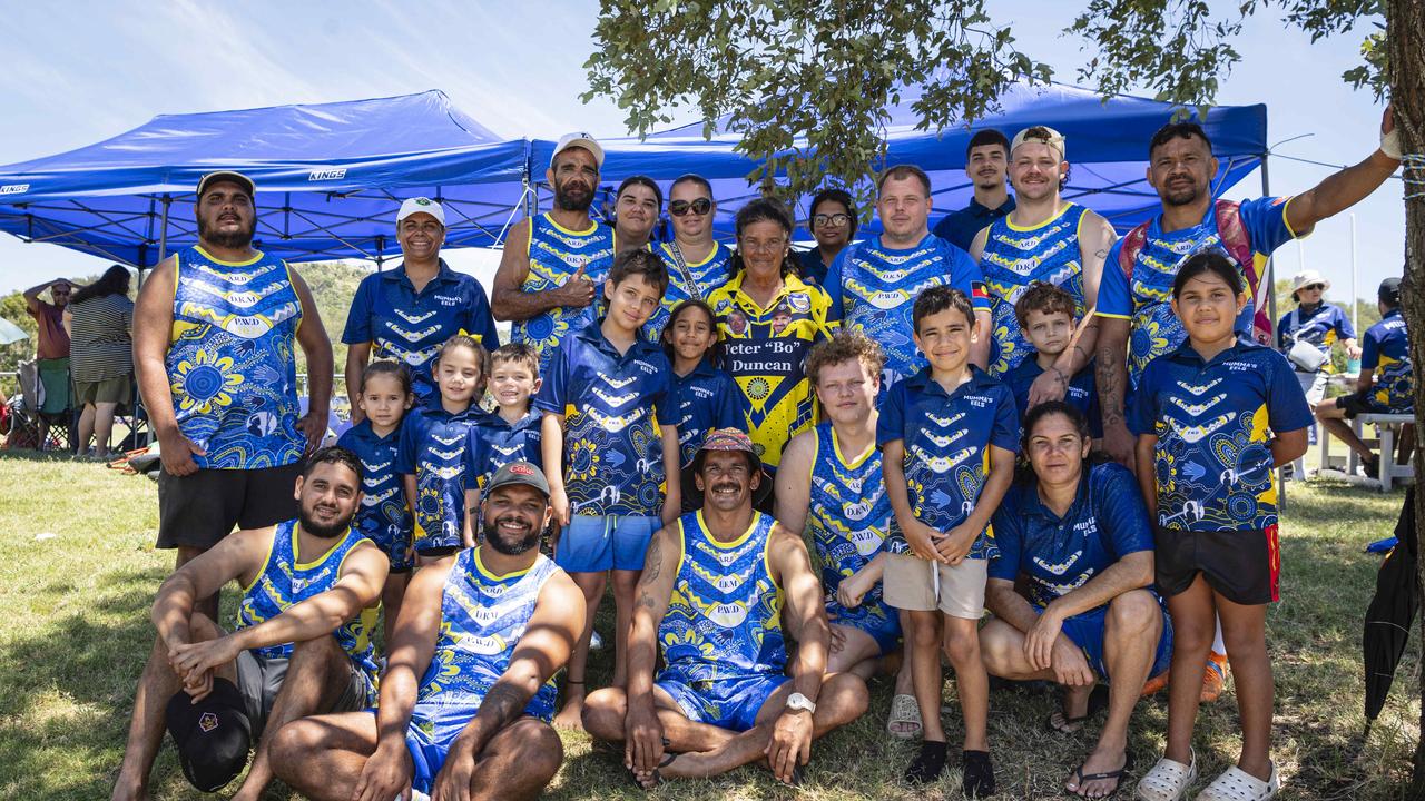 Mumma's Eels members and supporters at the Warriors Reconciliation Carnival at Jack Martin Centre, Saturday, January 25, 2025. Picture: Kevin Farmer