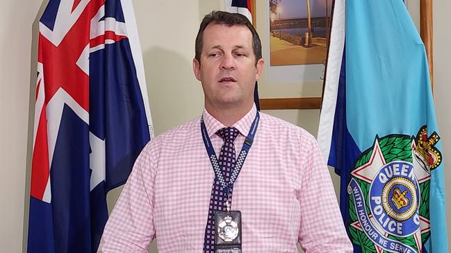 Capricornia District Detective Acting Inspector Luke Peachey. Picture: Aden Stokes