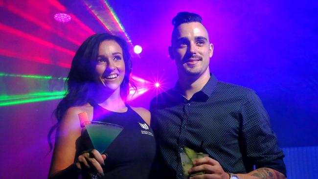Sarah Page and Dean McGlynn at Shooters.