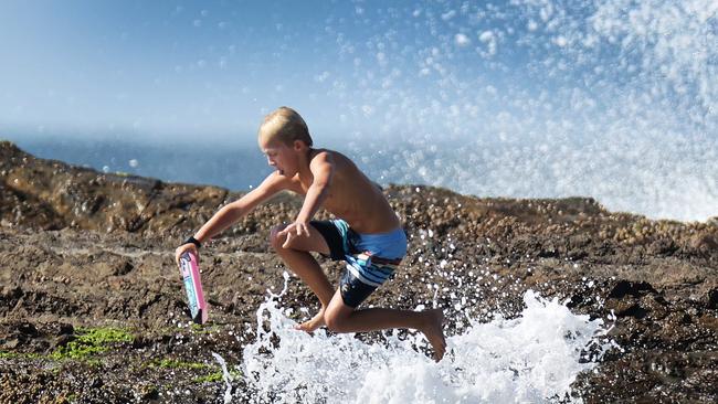 Beachgoers were warned to be extra vigilant. Picture: Nigel Hallett