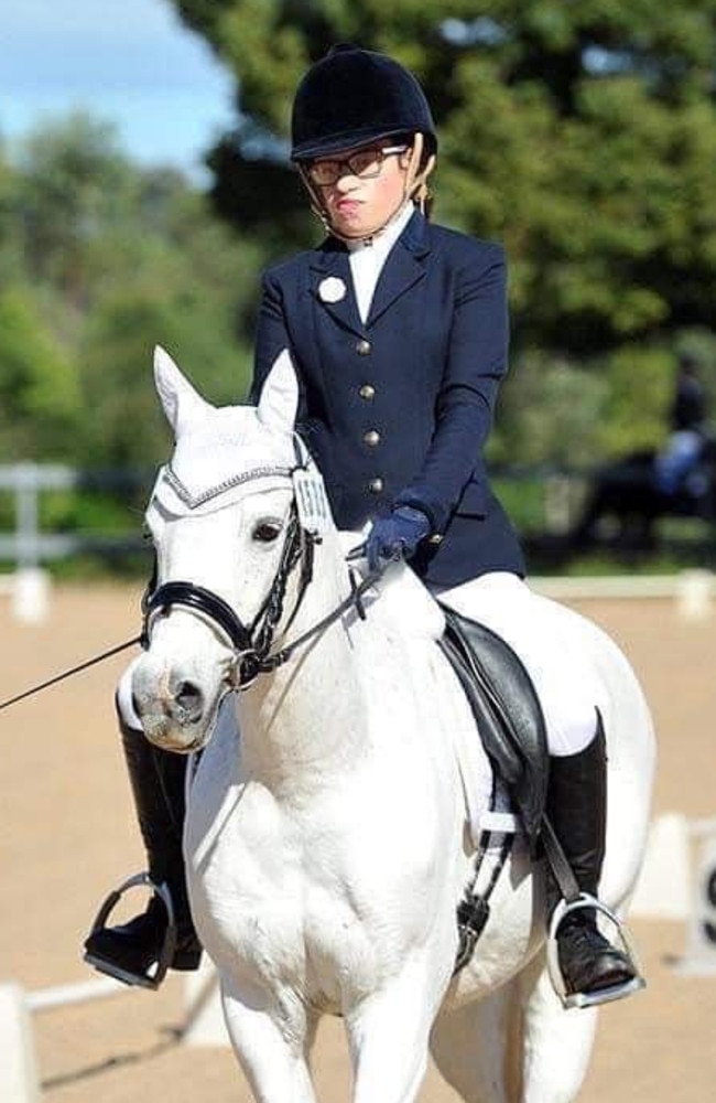 Equestrian special Olympian Bella Parisi.