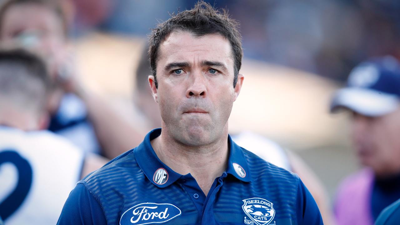 Chris Scott is tied to Geelong until the end of 2022.
