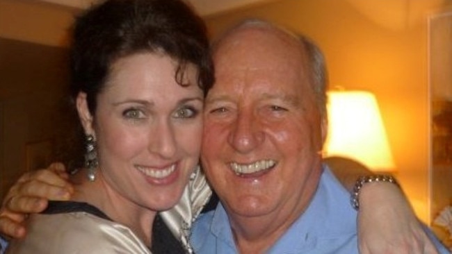 Tonia Elizabeth Taylor with her uncle, 2GB radio presenter Alan Jones.