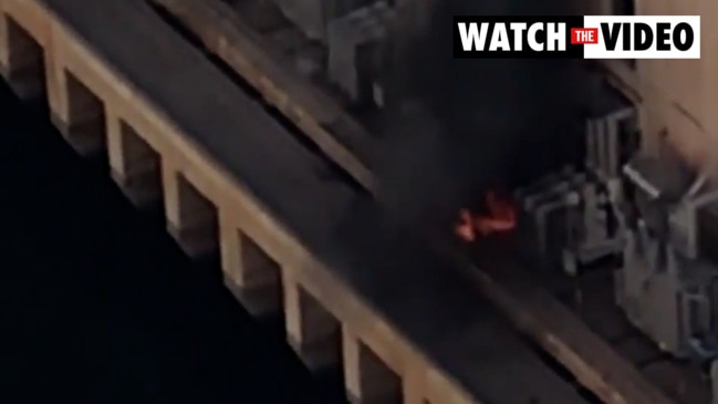 Hoover Dam explosion captured in terrifying video